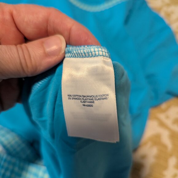 Lands End 2 piece shorts and short sleeve tee pajama set - Picture 2 of 10